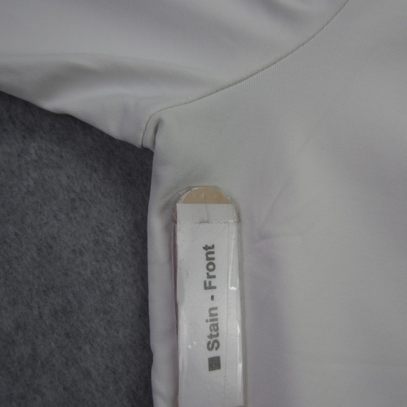 J McLaughlin Pullover Womens XS White Quarter Zip Long Sleeve Mock Neck Shirt - Picture 14 of 16